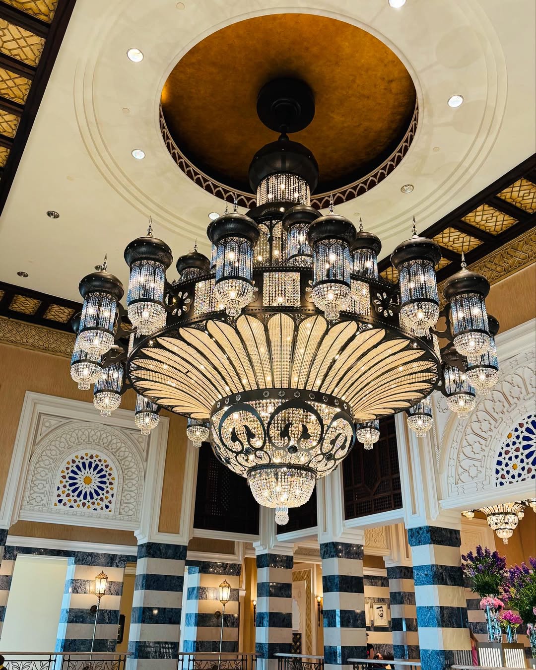 Arabian Nights Palace‑Style Sculptural Maximalist Crystal Lantern Chandelier