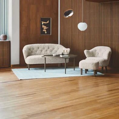 Sheepskin Loveseats Sofa & Lounge Chair