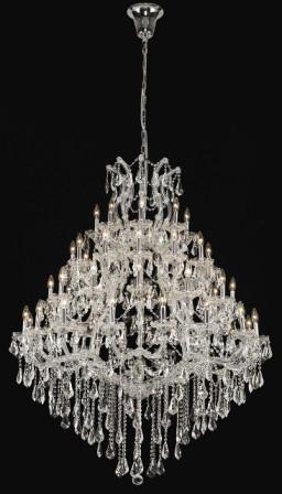 Huge Candle Crystal Chandelier for High-celing