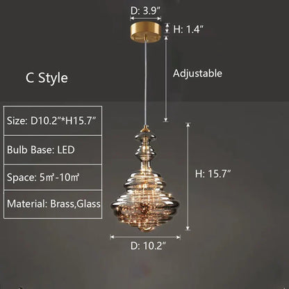 Lampada a sospensione moderna in vetro grigio con cielo stellato per sala da pranzo/bar/isola della cucina