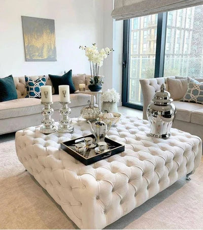 Large footstool coffee table hotsell