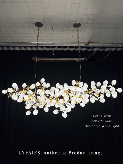 Lustre de luxe en forme de raisin blanc pur, design créatif nordique, pour salon/salle à manger