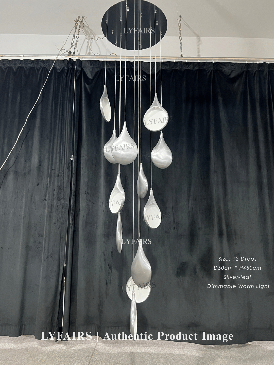 Lampadario a sospensione creativo con pannello bianco dorato multiplo