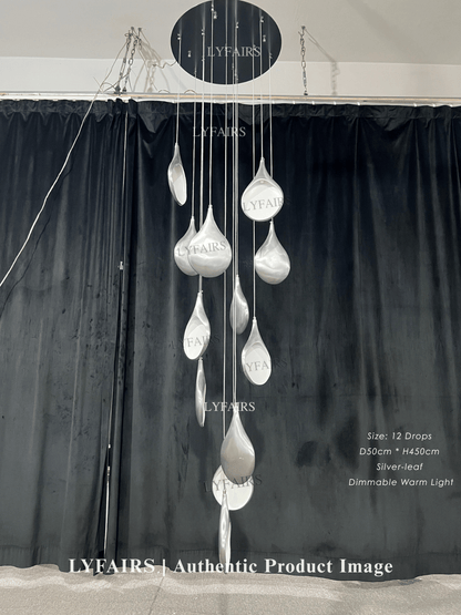 Lampadario a sospensione creativo con pannello bianco dorato multiplo