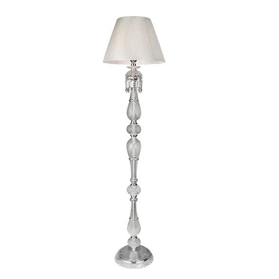 Lampada da terra di lusso con paralume vintage Laurel Premium