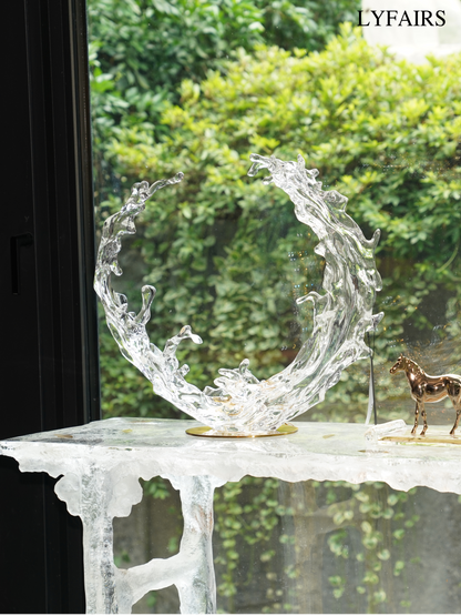 LYFAIRS x GORDON GU Cloud Scroll Console Table