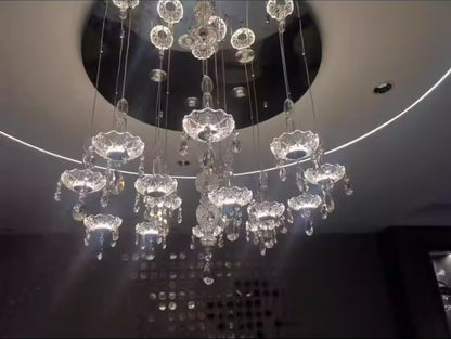 French Light Luxury Crystal Chandelier For Living Room, Dining Room, Bedroom
