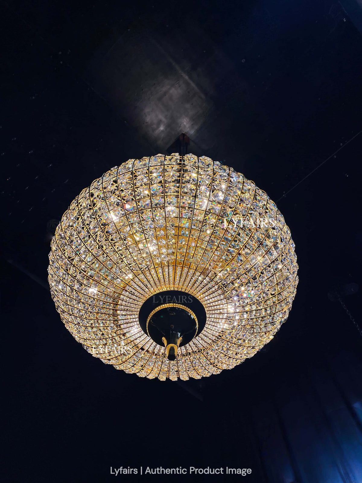French Empire Vintage Bead Crystal Chandelier for Living Room/Bedroom