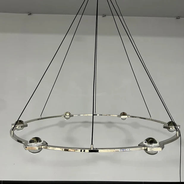 Lampadario moderno ad anello a 1/2 livelli per soggiorno/camera da letto