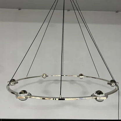 Lampadario moderno ad anello a 1/2 livelli per soggiorno/camera da letto