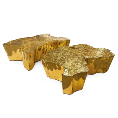 Tavolino da caffè di lusso Golden Stump 
