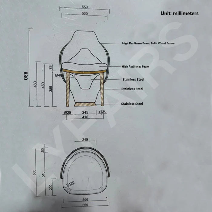 Luxury Lips Dining Room Chair