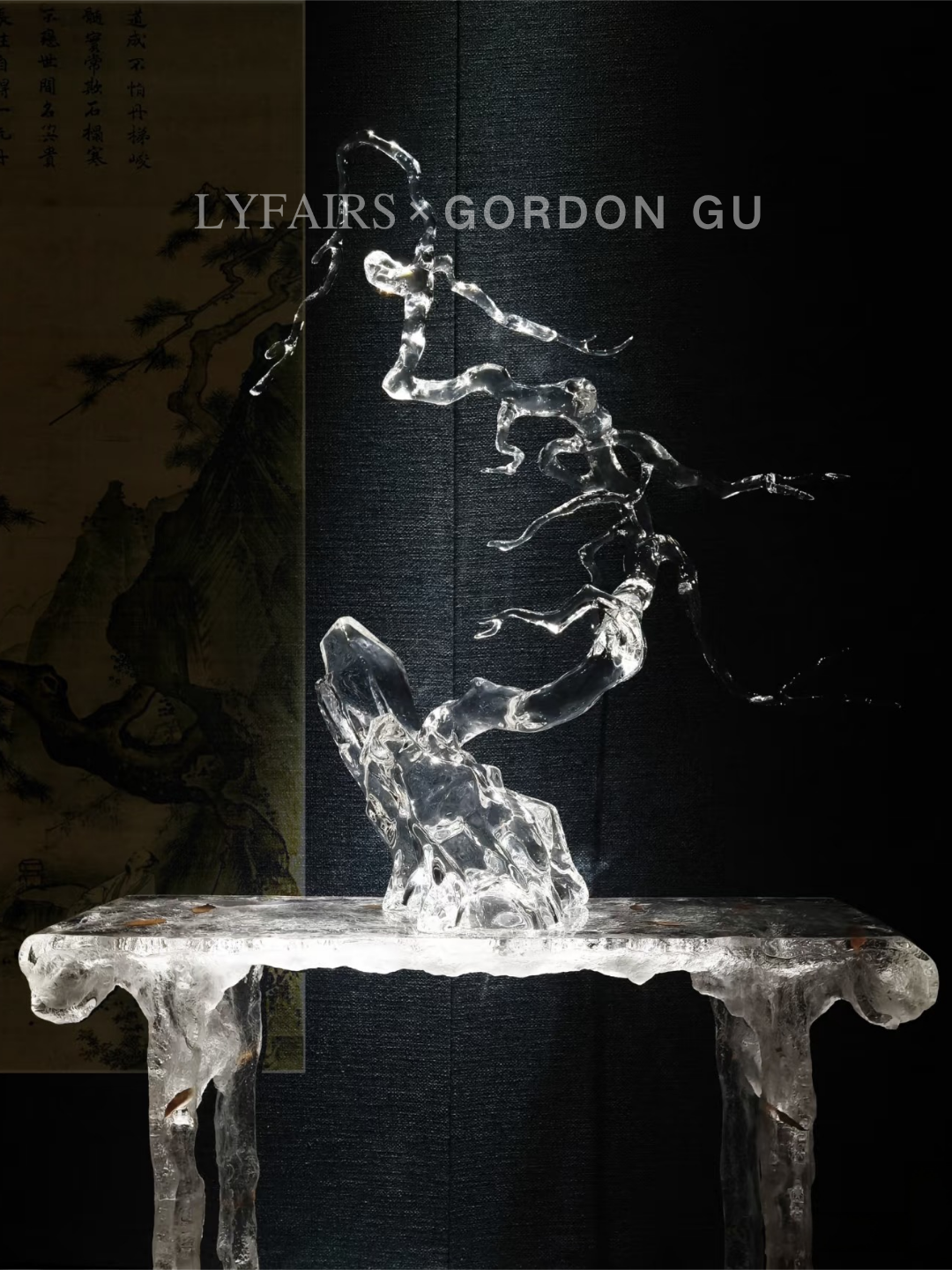 LYFAIRS x GORDON GU Cloud Scroll Console Table