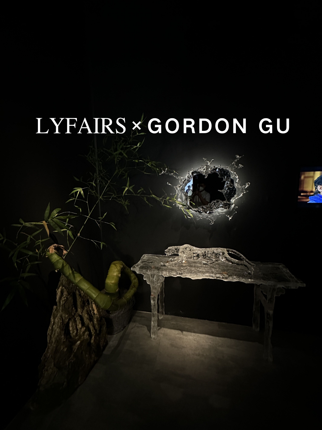 LYFAIRS x GORDON GU Art Ice Mirror Wall Lamp Princess Magic Mirror Light for Bathroom/Dressing Room/Bedroom