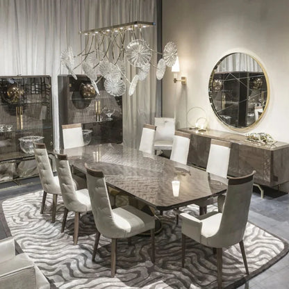 Modern Creative Glass Lotus Pendant Light for Kitchen Island