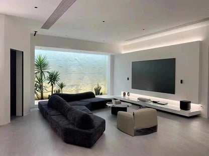 Modern 2/3/4 Modules Curved Rock Corner Sofa