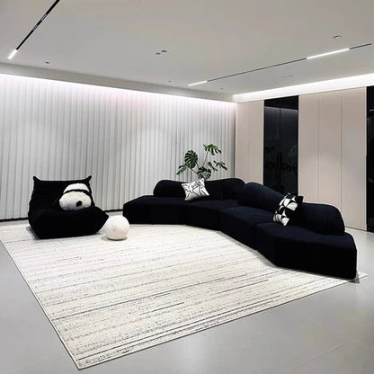 Modern 2/3/4 Modules Curved Rock Corner Sofa