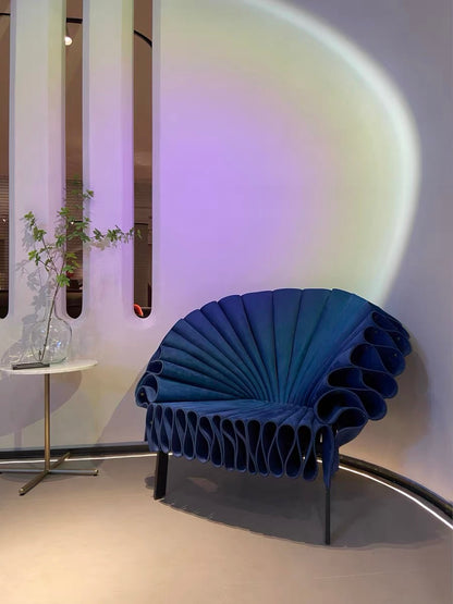 Fauteuil lounge paon minimaliste scandinave