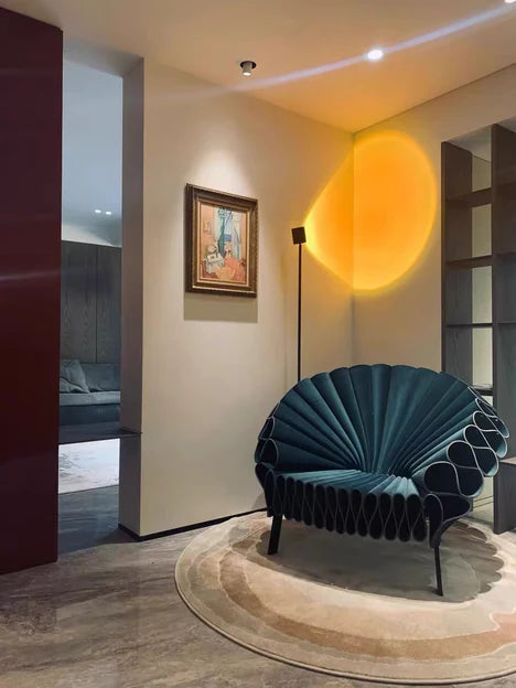 Scandinavian Minimalist Peacock Lounge Chair