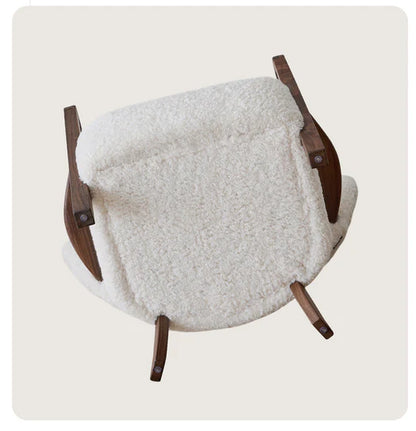 Fauteuil simple de style vintage français/style crème