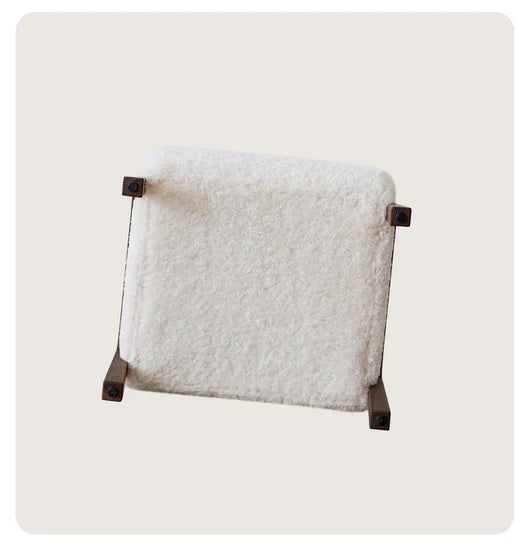 Fauteuil simple de style vintage français/style crème