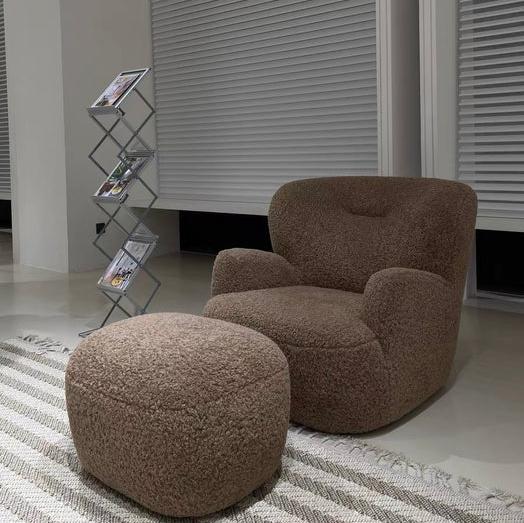 Modern Cream Bear Lounge Chair