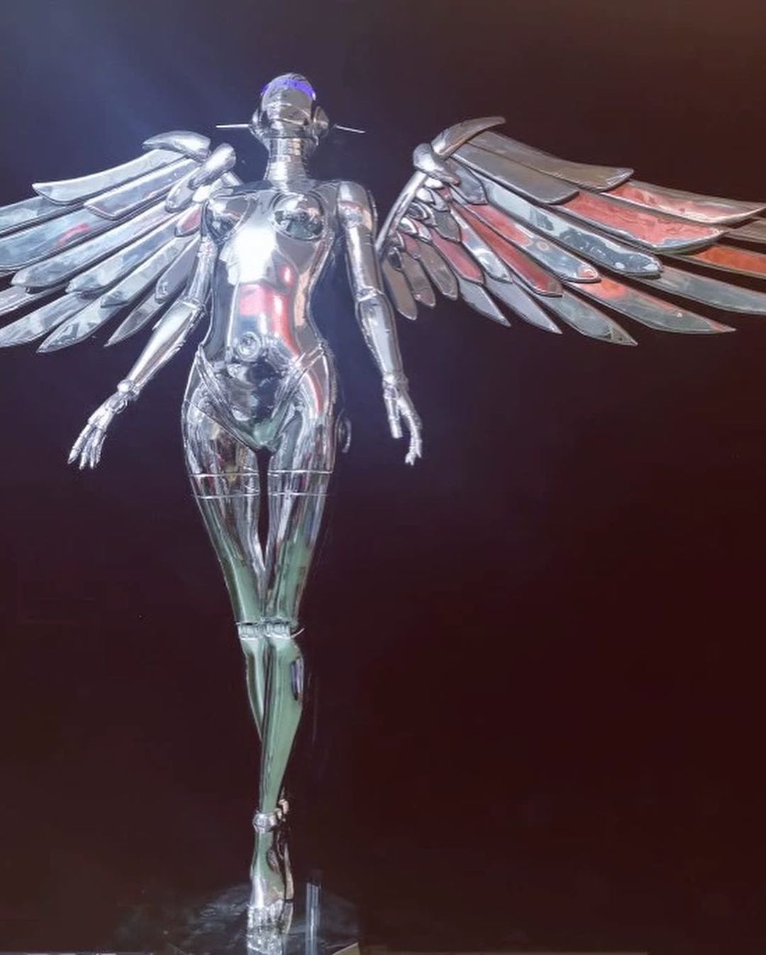 Art Design Flying Angel Statue Floor Lamp