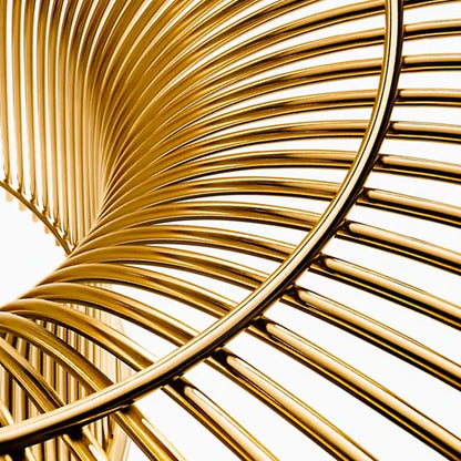 Luxury Arm Chair in Gold Finish