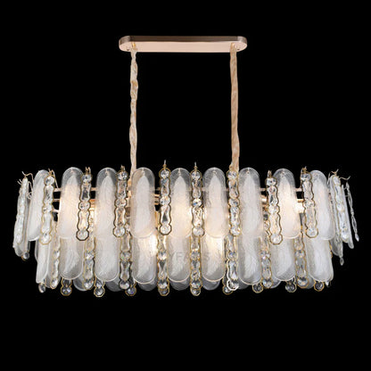 Modern Feather Crystal Chandelier Set in Chrome/Gold Finish for High/Low-ceiling