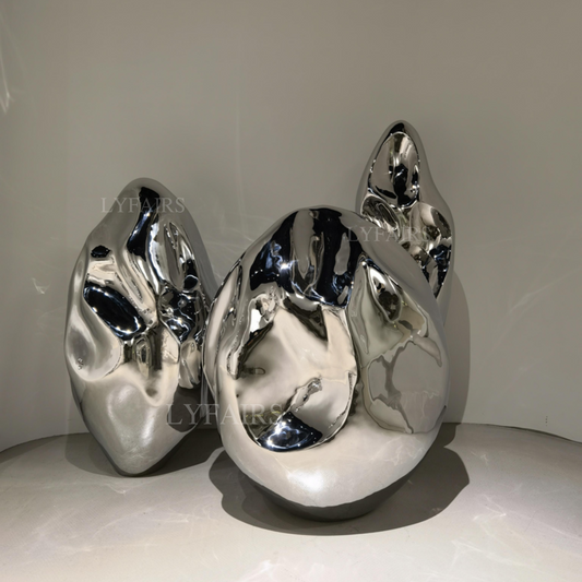 Stainless Steel Stone Sculpture