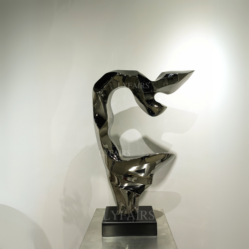 Sculpture de queue de baleine de conception d'art moderne