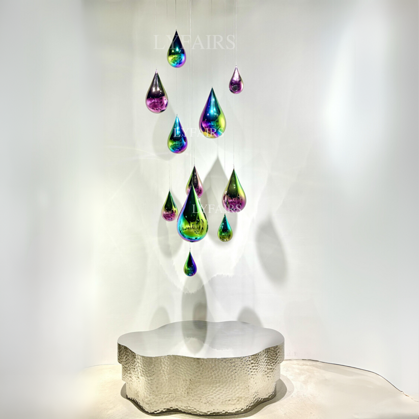 Art Design Floating Water Drop Sculpture – Lyfairs