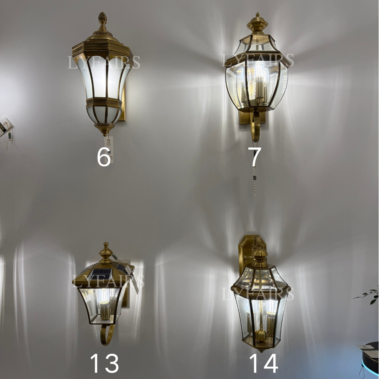 Collezione di lampade da parete per esterni III