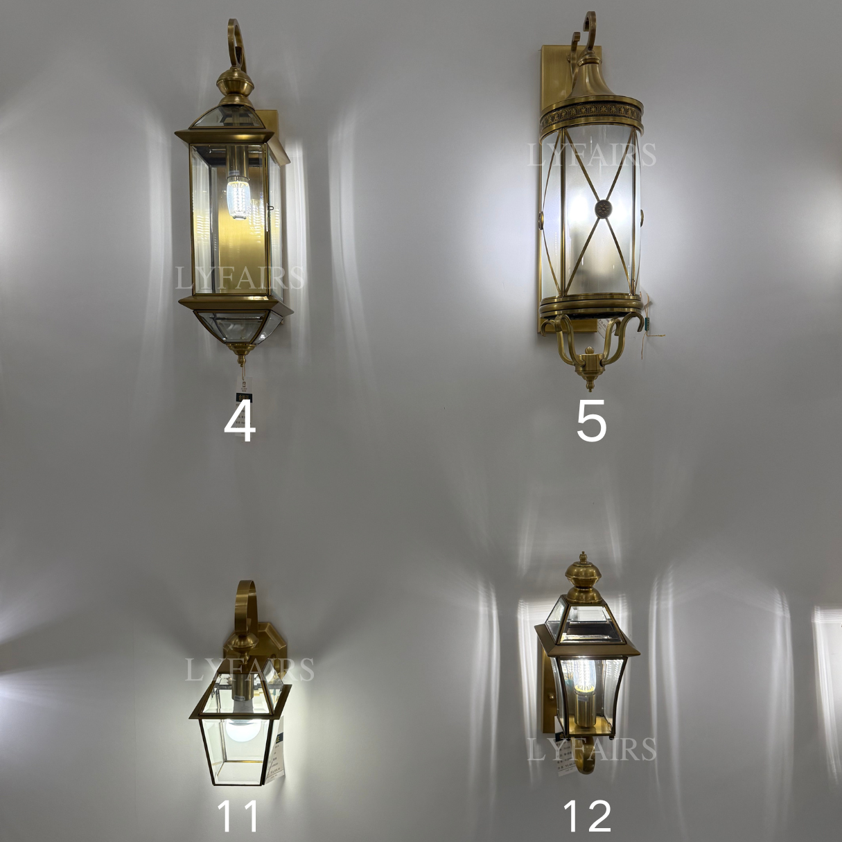 Collezione di lampade da parete per esterni II