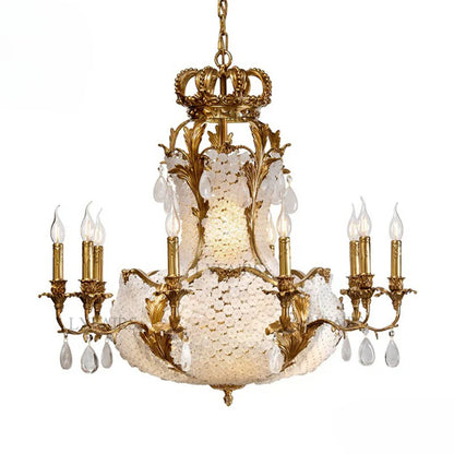 LYFAIRS x FH&Home Baroque Empire Crown Chandelier