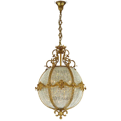 LYFAIRS x FH&Home Baroque Crystal Globe Chandelier