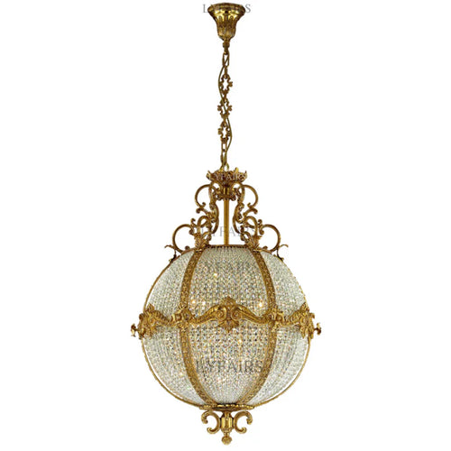 LYFAIRS x FH&Home Baroque Crystal Globe Chandelier