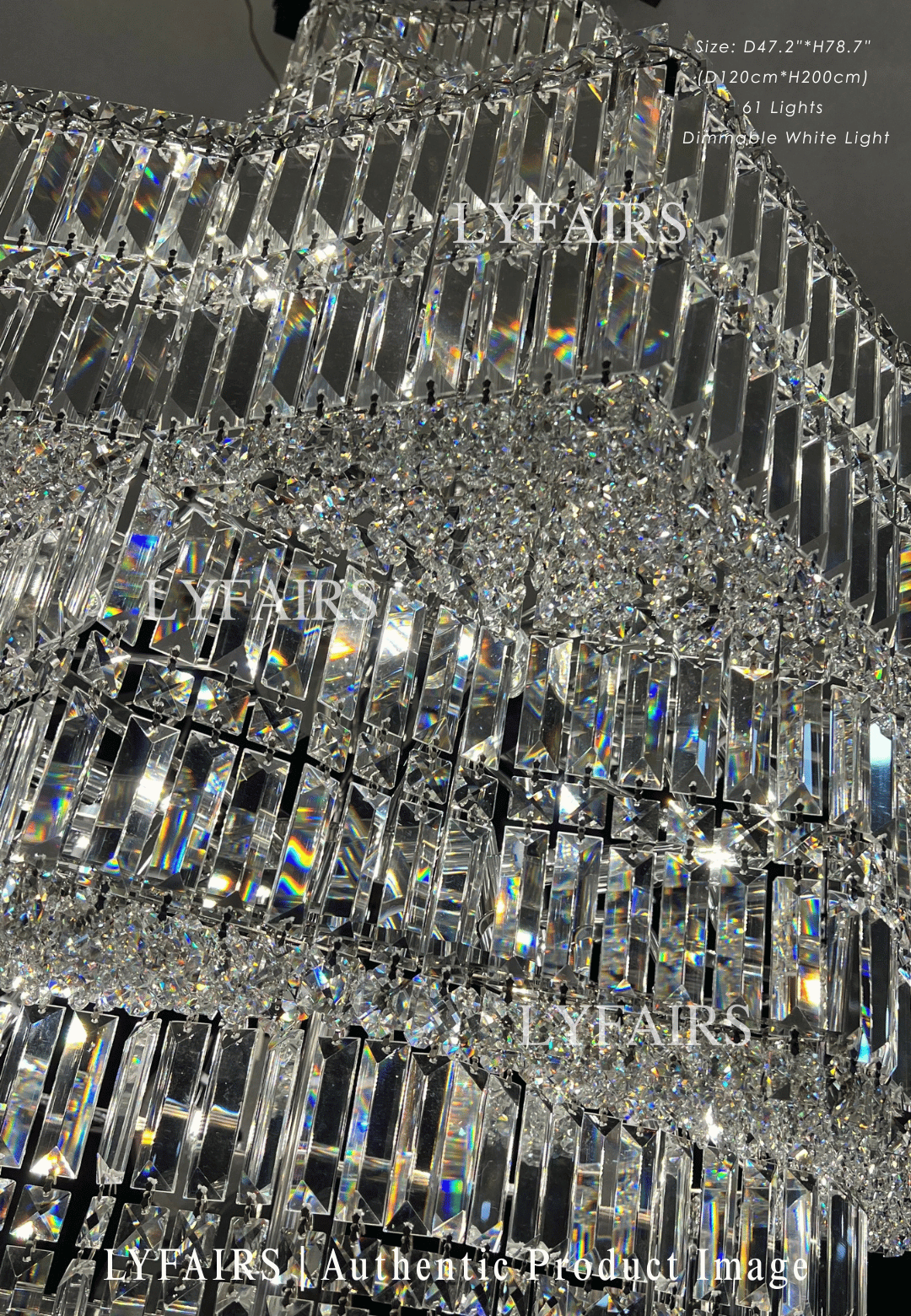 Lustre en cristal de luxe extra large à plusieurs niveaux pour hall d'hôtel / hall d'entrée à deux étages / salon à haut plafond