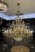 Baroque Revival Unique Patterned Antique Brass Chandelier Series