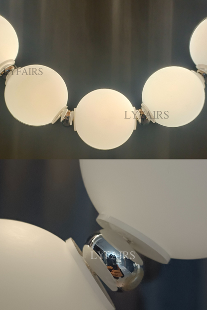 Lampadario moderno e creativo con collana di perle acriliche