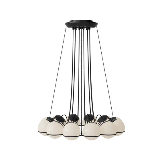 Lustre moderne en verre opale