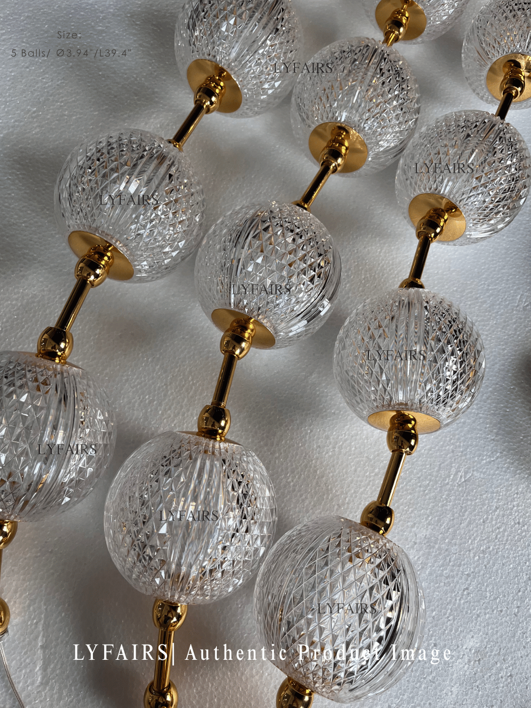 Lampadario moderno e creativo con collana di perle per soggiorno/scala/ingresso/ingresso