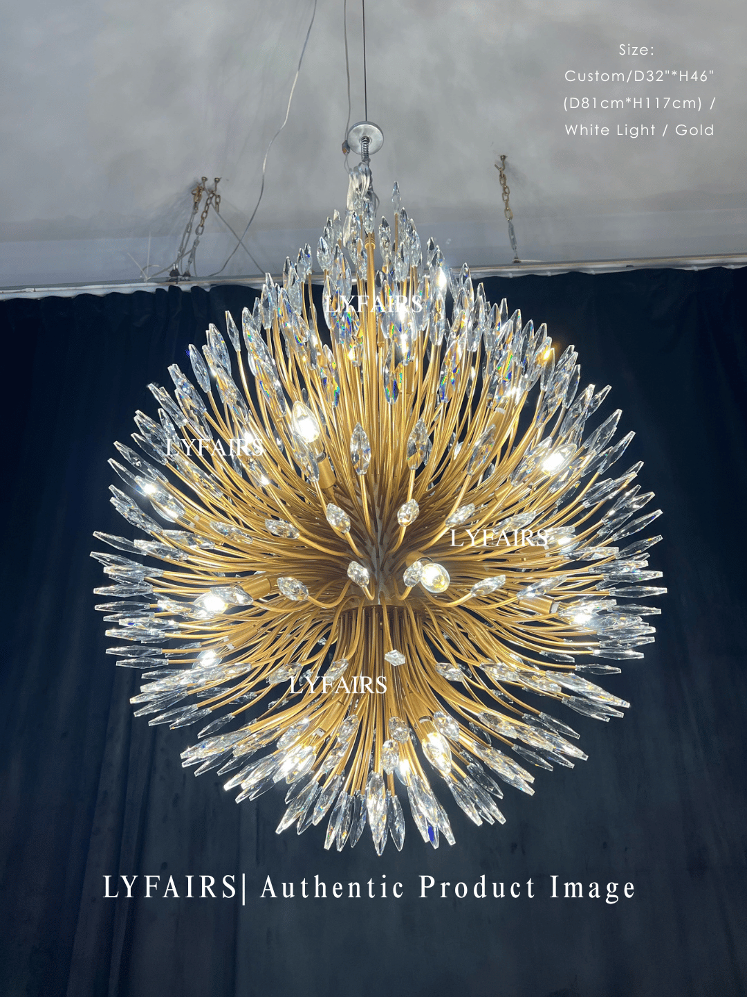 Lustre en cristal en forme de bouquet de fleurs, style art moderne, idéal pour un salon, une salle à manger ou un café.