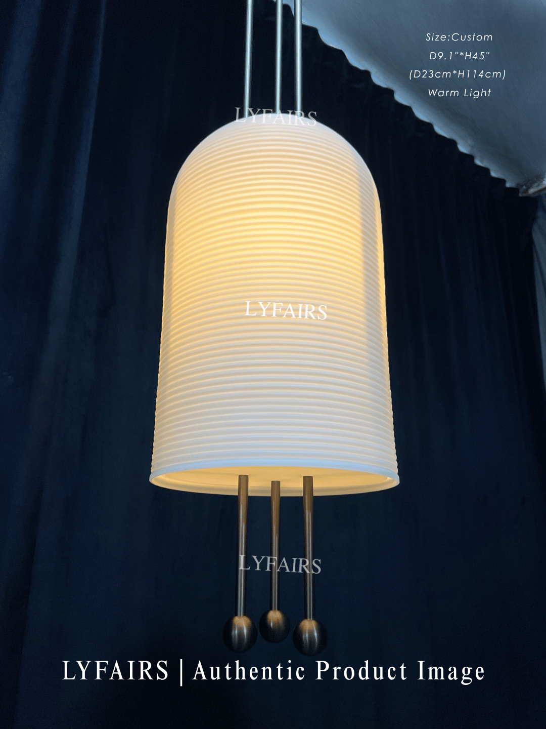Modern Ribbed Glass Mini Sphere Single Pendant Light