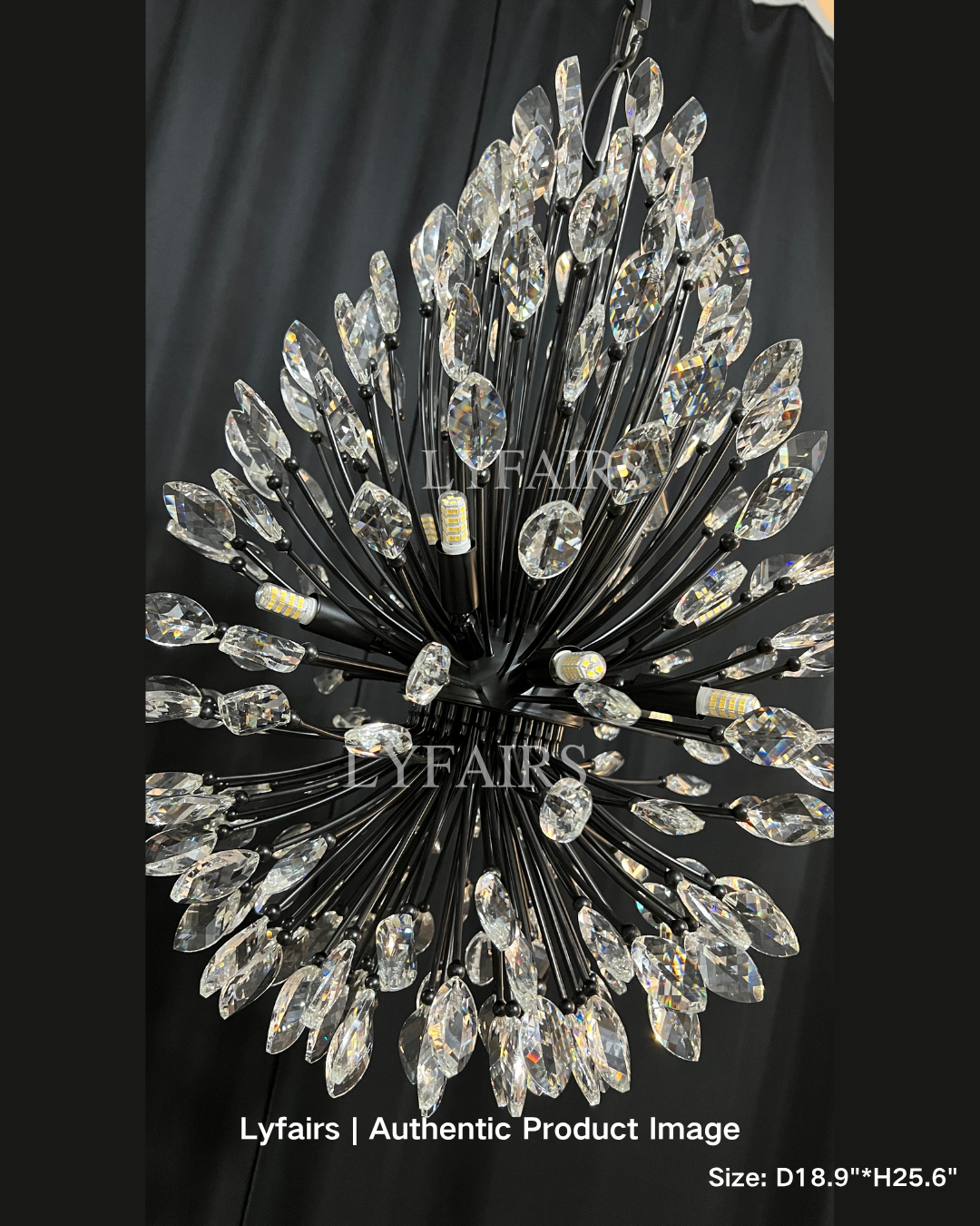 Lustre en cristal en forme de bouquet de fleurs, style art moderne, idéal pour un salon, une salle à manger ou un café.