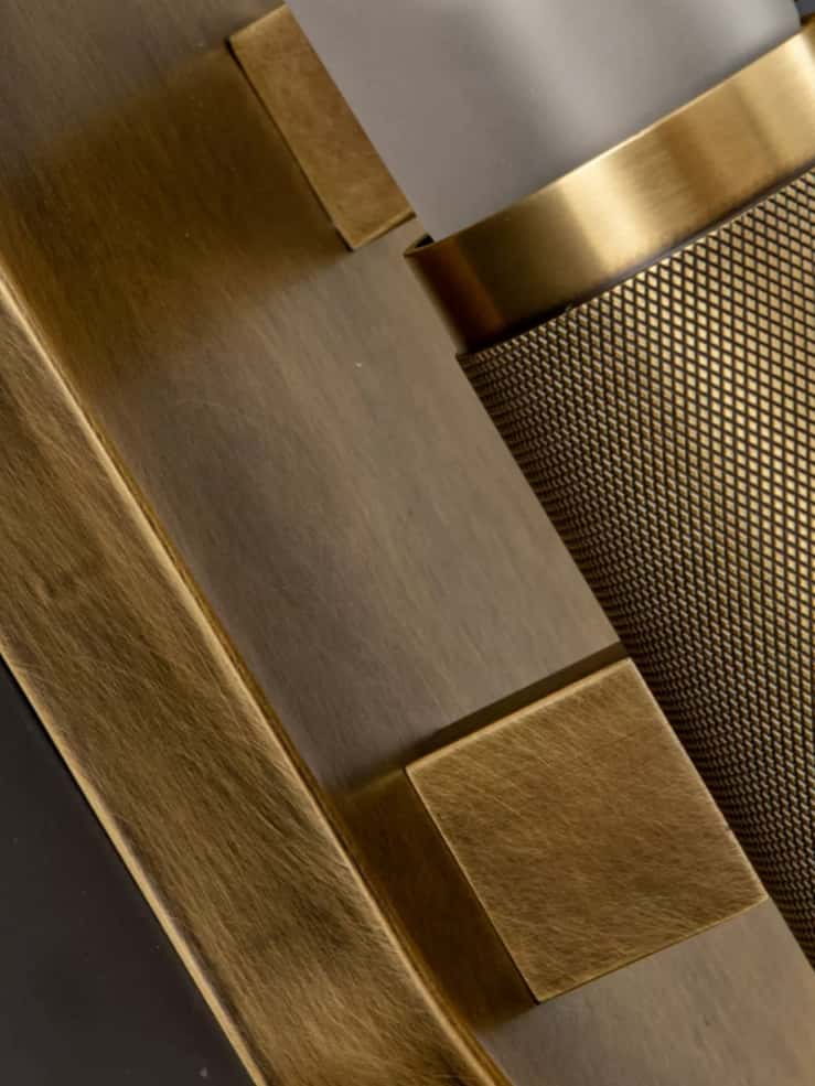 Modern Minimalist Double Cylinder Glass Wall Sconce