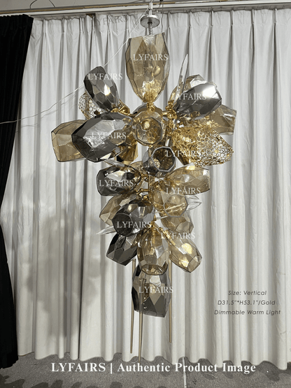 Lustre moderne en forme de verre à vin, luminaire de luxe italien pour salle à manger, salon, duplex, villa, restaurant