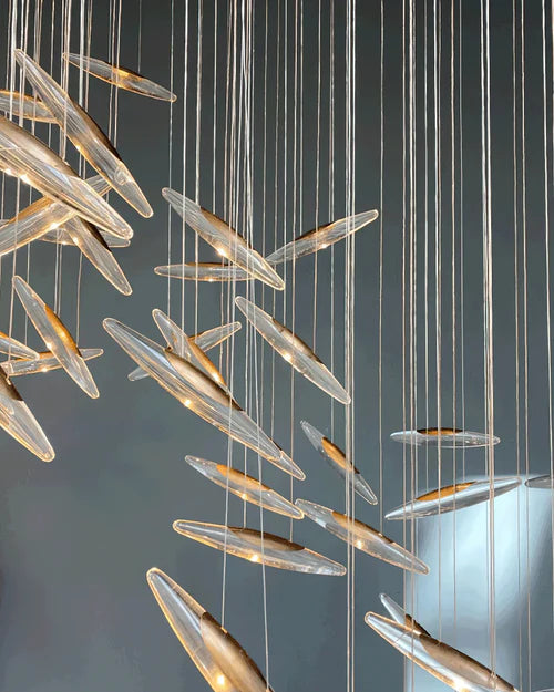 Modern Crystal Whispers LED Chandelier