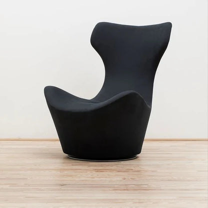 Modern Red Fabric Accent Chair