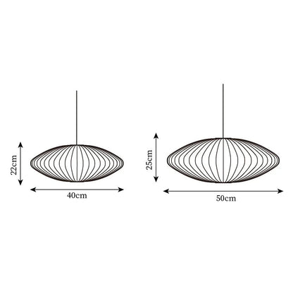 Modern Irregular Bubble Paper Pendant Lamp